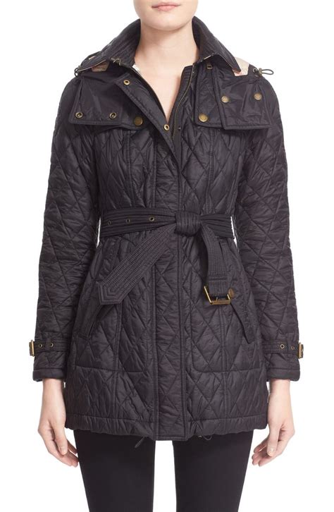 burberry belted padded coat|burberry jacket women.